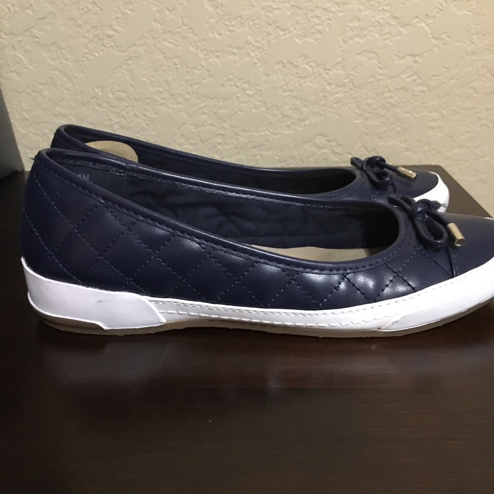 Anne Klein Sport Tapio Blue Slip-On Flats